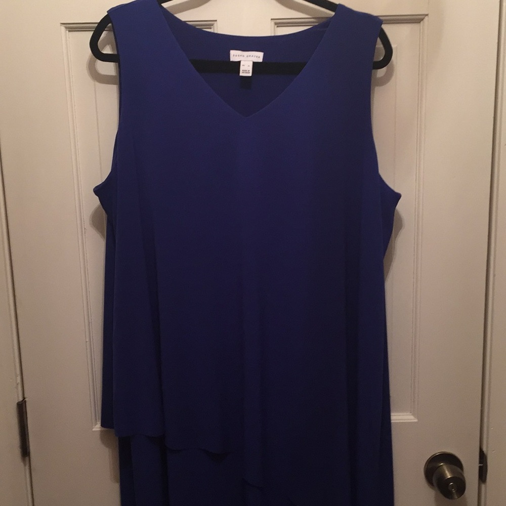 Beautiful liquid knit tiered dress